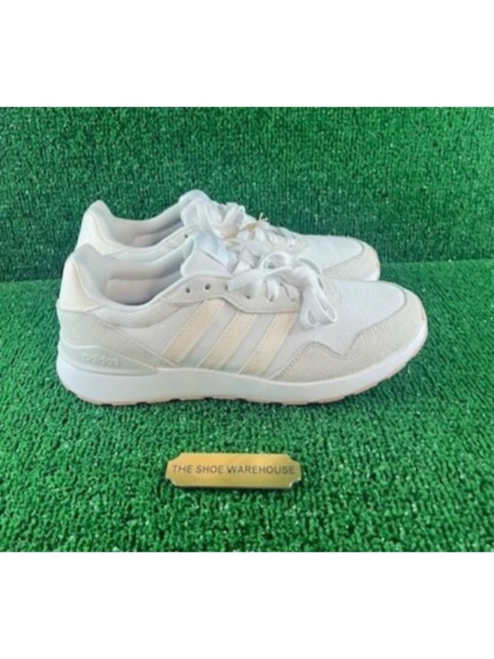 Women's Adidas Run 60s 4.0 Shoes Running Sneaker Casual White JR6627 Size 7